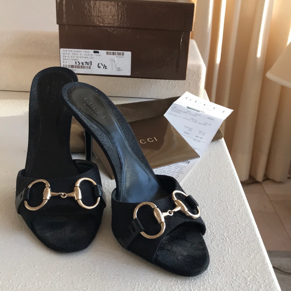 Gucci Nero Sand Tess S Cuoio 1000